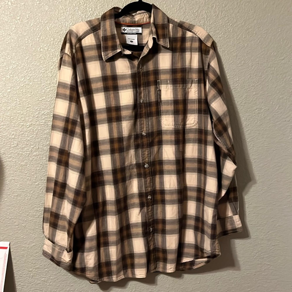 Columbia sportswear men’s button-down shirt